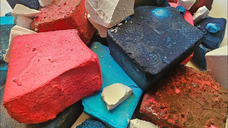 Outdoor Patio Crush ft Bird Fights 🙃😒🤷🏼‍♀️ ♡ DBreezy Flour Textured Gym Chalk Blocks 😍😍