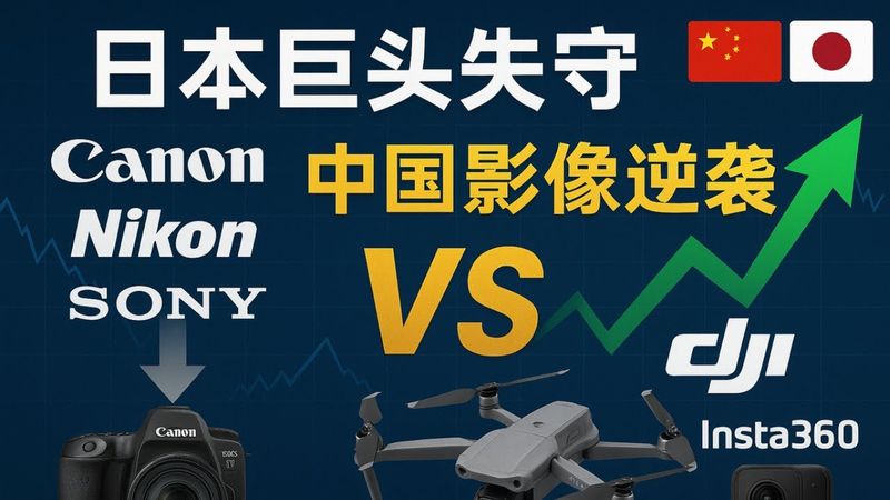 【硬核分析】日本巨头失守的市场：中国相机失落 20 年后，大疆和影石如何重新定义影像业游戏规则？这场逆袭藏着哪些投资机会？