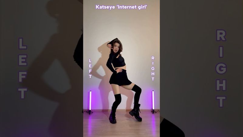 KATSEYE (캣츠아이) "Internet Girl” Dance Tutorial Mirrored #KATSEYE #internetgirl #kpop #kpopdance