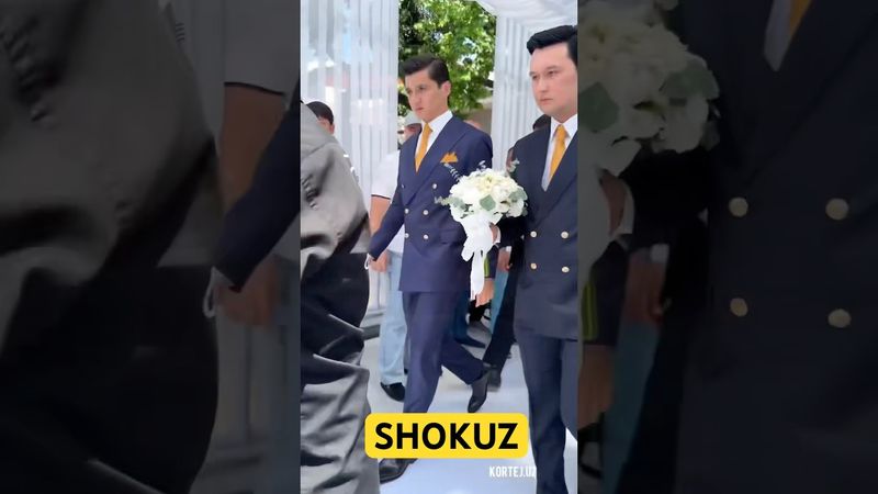 ABDUQODIR HUSANOV KUYOV NAVKAR TO’YIDAN VIDEO #shokuz