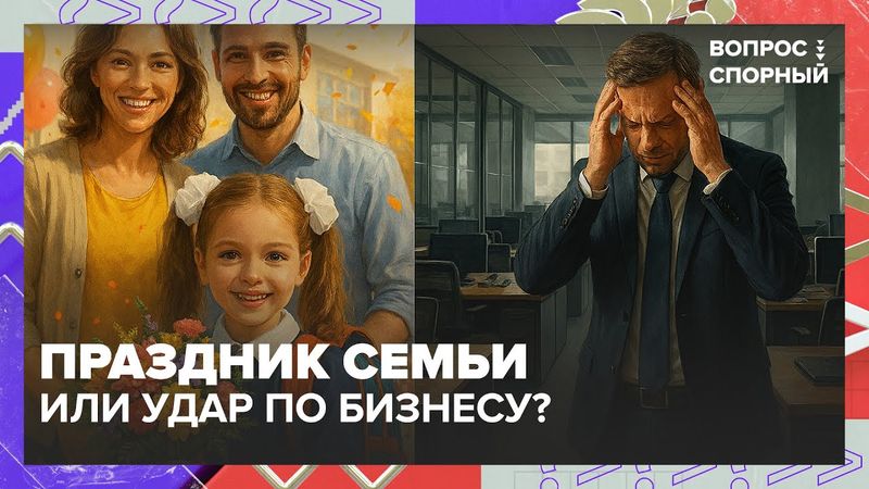 Выходной 1 сентября для родителей: праздник семьи или удар по бизнесу? — Москва 24