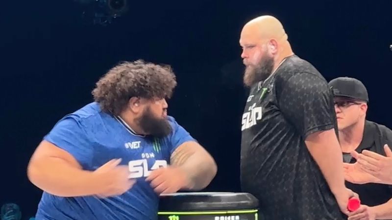 Василий Пельмень Камоцкий vs Макини Ману - полный бой / POWER SLAP