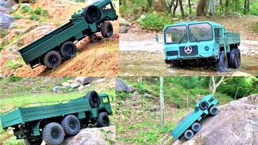 RC Car RC4WD Beast II 6x6 Truck First Trail Ride