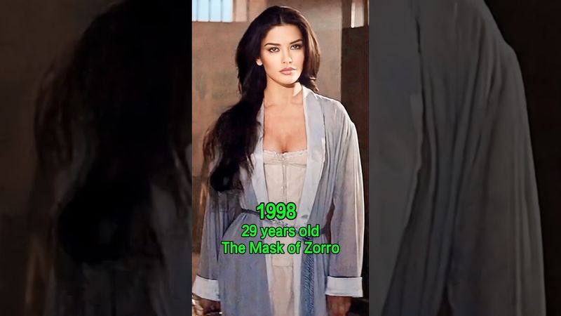 Catherine Zeta - Jones though the years#thenandnow #hollywood #shortvideo #catherinezetajones