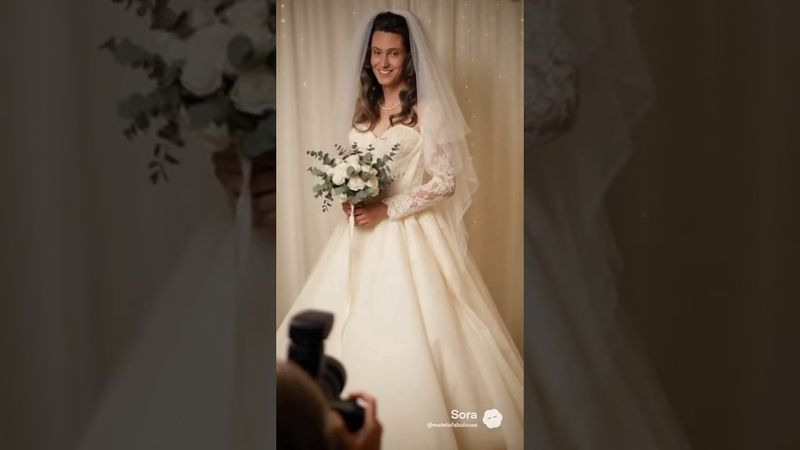 Selling old mom's bride dress #mtf #transformation #crossdress #makeup #makeover #boytogirl #femboy