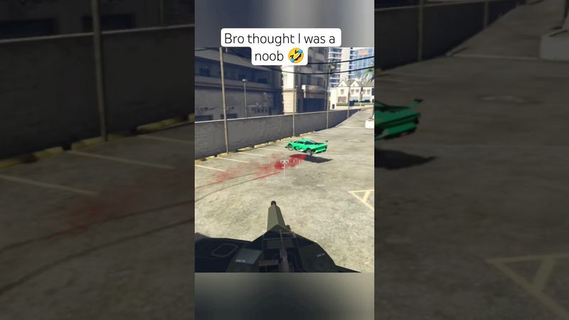 Bro thought I was a noob 🤣 #gtaviral #gtaonline #gta5online #gtacars #gta5 #shorts