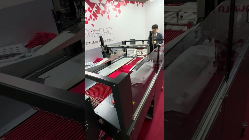 Автоматическая линия для упаковки изделий #itma # itmasingapore #itmaasia #singapore #robot