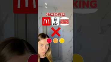 Fast Food Challenge🍟🍔IMPOSSIBLE😭#shorts