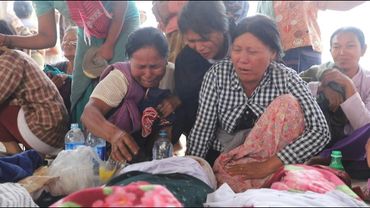 Myanmar families in grief after school air strike | AFP