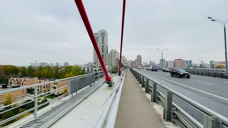 Живописный мост. Прогулка Москва осень 2021.