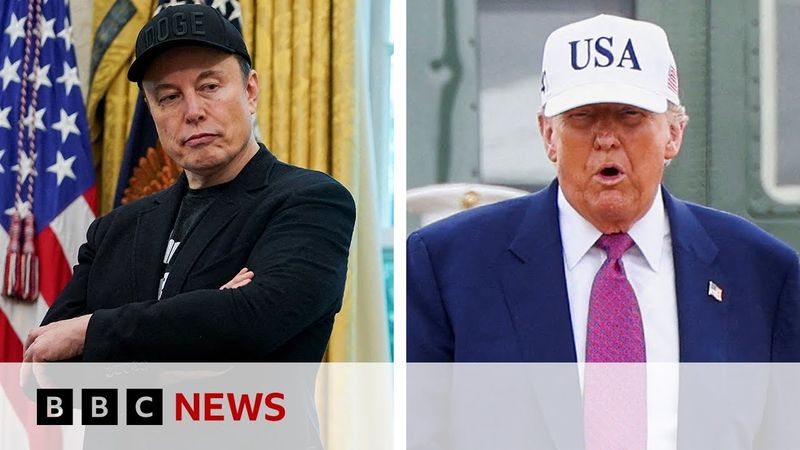 Elon Musk 'regrets' some Donald Trump posts | BBC News