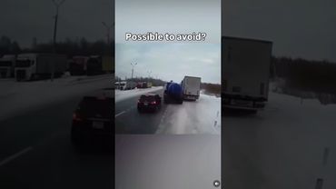 Icy roads almost crashed