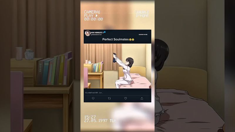 Perfect Soulmates😆🤣My Stepmom's Daughter Is My Ex #shorts #anime #funny