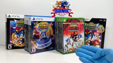 All Sonic Games on PS5 Xbox Series X Unboxing [4K] ASMR