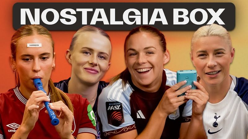 Barclays WSL Stars REACT to ICONIC 2000s Toys! | Nostalgia Unboxing | Barclays WSL 25/26