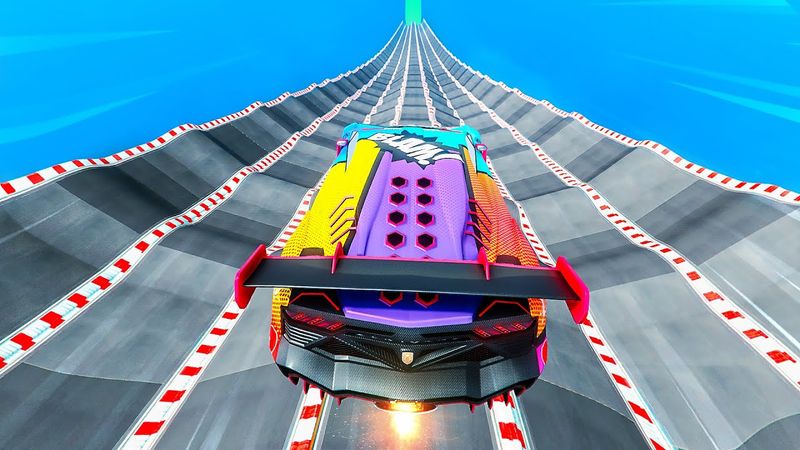 17 Minutes of CRAZY GTA 5 MEGA RAMP Gameplay ▸ No Copyright Gameplay for TikTok & YouTube | 4K | 614