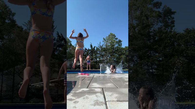 Lol, her dad in the back at the end