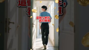 【每天出門前做這件事，財神就會跟著你走！】這個小動作，看似簡單，卻能為你帶來正能量與財氣！ #人生感悟 #生肖命理 #正能量 #ai #国学文化 #道家文化