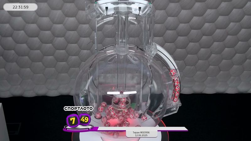 Столото представляет | Лотерея «Спортлото «7 из 49». Тираж № 20996  от 12.06.2025 г.