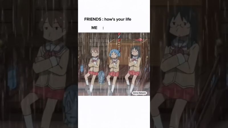 Yup that's my life 😂 | funny anime moments 🤣 #animenetwork #funny #cute #anime #shortvideo