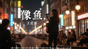 像鱼- 王贰浪「像鱼记住水的拥抱」【🎧AI高质音乐/拼音动态歌词 Lyrics】ENGLISH TRANSLATION INCLUDED #Coolmusic1881