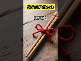 【家宅旺運秘法】別問為什麼，做了就旺整年！#生肖 #財運  #風水 #命理