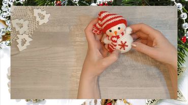 Как связать снеговика крючком. МК часть 2.