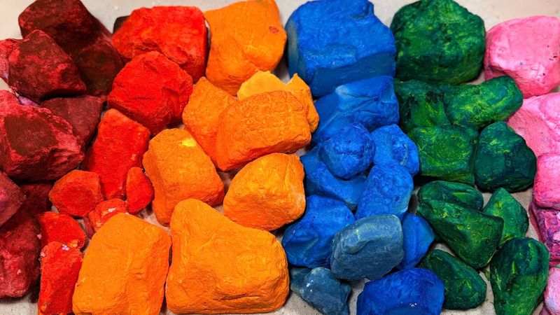 Melting Dyed Jumbo Chunks + Jumbo Scoop Sifting + Massive Pebbles Play 😯