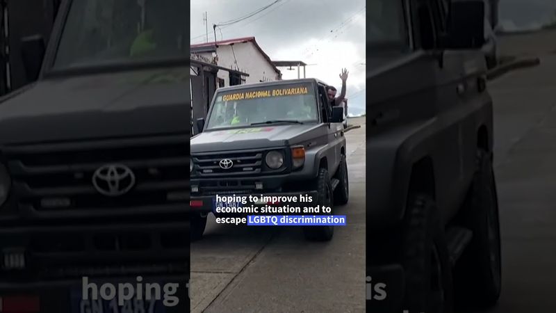 Venezuelan makeup artist returns home from brutal Salvadoran prison | AFP #shorts