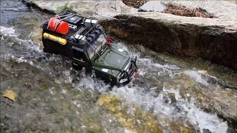 RC4WD D90 Land Rover Defender Valley Rock Crawling
