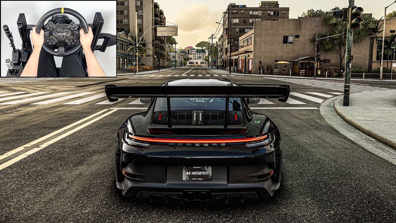 Porsche 911 GT3 RS | The Crew Motorfest | Steering Wheel Gameplay