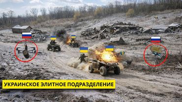 Российский FPV-дрон сбил элитное подразделение Украины.