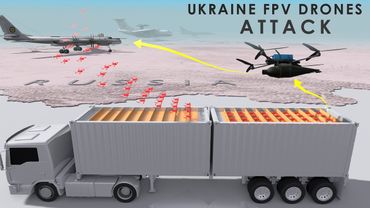 How Ukraine FPV drones Truck Attack Happened? #ukraine #russia #Spiderweb