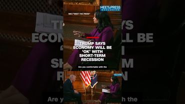 Trump says economy will be ‘okay’ with short-term recession