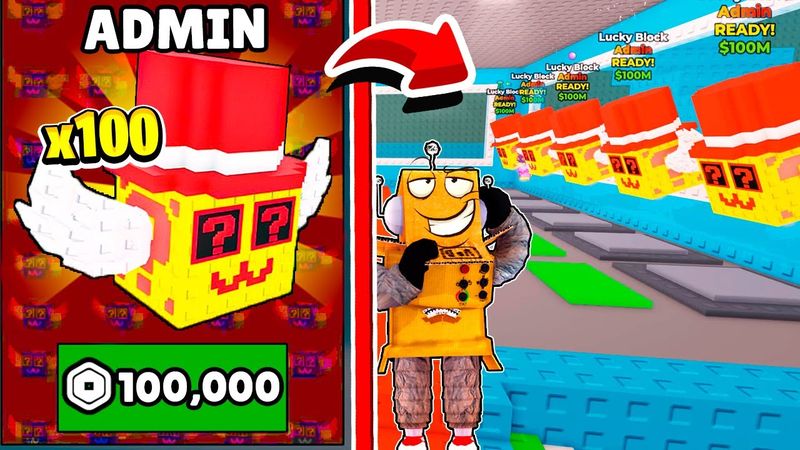 ПОТРАТИЛ 100.000 РОБУКСОВ на АДМИН ЛАКИ БЛОКИ! ЧТО ВЫПАЛО? в УКРАДИ БРЕЙНРОТ МЕМЫ ROBLOX