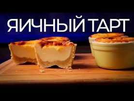 Яичный тарт | Рецепт песочных тарталеток со сливочно-яичной начинкой
