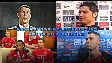 Cristiano Ronaldo's Interview Clips That You Need For Editing😍[Free Clips]