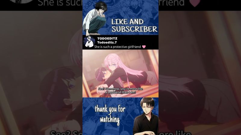 she is such a protective girlfriend 🩷 || shikimori's not just a cute girl || #anime #shortvideo