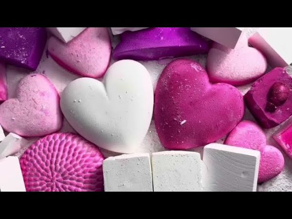 Pink block crush of gym chalk#gymchalk @unplainjaneasmr 