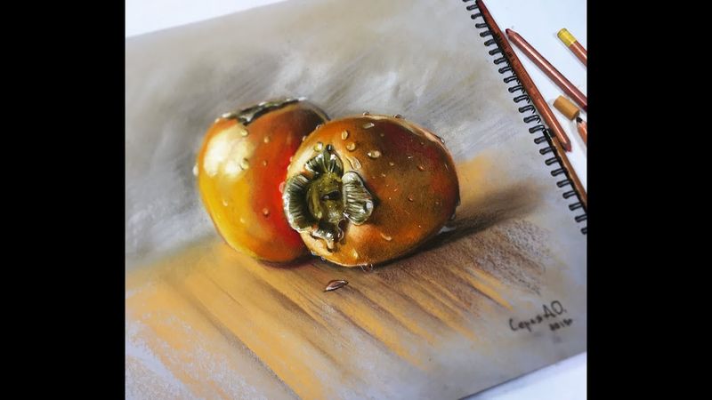 Прямой эфир-урок "Хурма пастелью"