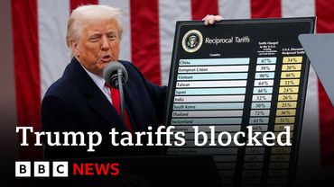 US trade court blocks Trump's sweeping tariffs | BBC News