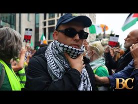 Member of Irish rap band Kneecap appears at UK court on ‘terrorism’ charge