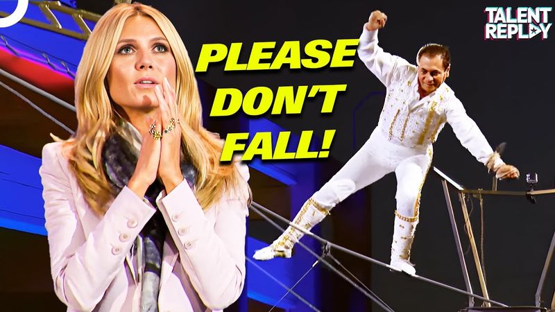 Judges PANIC as Duo Walks BLINDFOLDED | America’s Got Talent