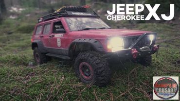 RC Jeep Cherokee XJ - Traxxas TRX-4 Trailing in the woods
