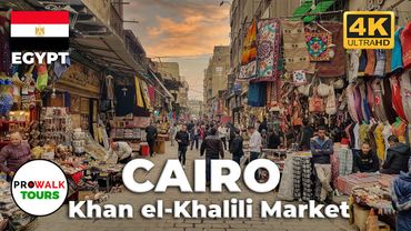 Cairo's Khan el-Khalili Walking Tour (4K/60fps) 4.7 Million Views & Counting! 🇪🇬🚶‍♂️