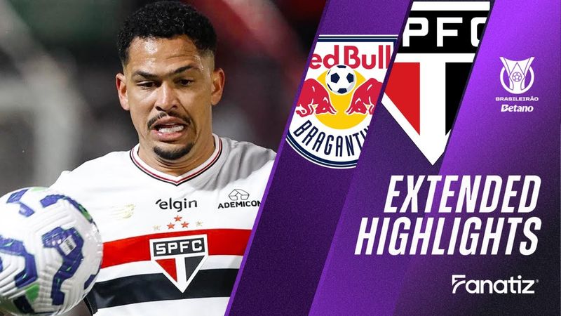 Red Bull Bragantino vs. Sao Paulo 2 -  2 I Game Highlights I Brasileirão 2025