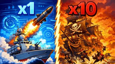 ЧТО ЕСЛИ Современный РАКЕТНЫЙ КАТЕР сразится с ИСПАНСКИМ ФЛОТОМ и ПИРАТАМИ в 1718 году?