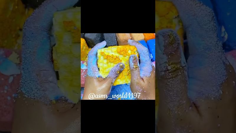 Pasted Yellow #oddlysatisfying #satisfying #relax #soap