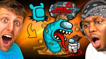 SIDEMEN AMONG US SANDWORM ROLE: DIG UNDER THE MAP TO WIN