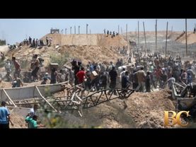 At least 20 Palestinians killed in crush at food distribution site in southern Gaza